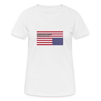 Living in new world with an old soul - Women's Breathable T-Shirt - white - Front - AI Model Female 172 dark (172cm)