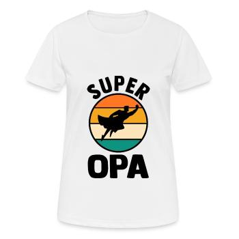 Grandpa Grandpa - Women's Breathable T-Shirt - white - Front - AI Model Female 172 dark (172cm)