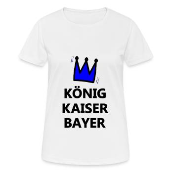 Die Herrscher aus Bayern - Frauen T-Shirt atmungsaktiv - Weiß - Vorne - AI Model Female 172 dark (172cm)
