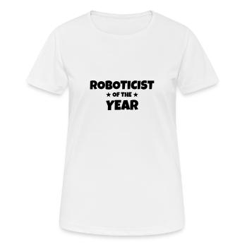 Robotics Robot Robotik Robotique Roboter - Women's Breathable T-Shirt - white - Front - AI Model Female 172 dark (172cm)