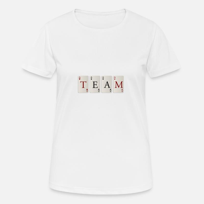 team - Women's Breathable T-Shirt - white