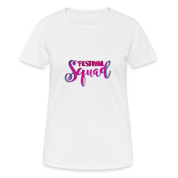 Festival Squad - T-shirt respirant Femme - blanc - Devant - AI Model Female 172 dark (172cm)