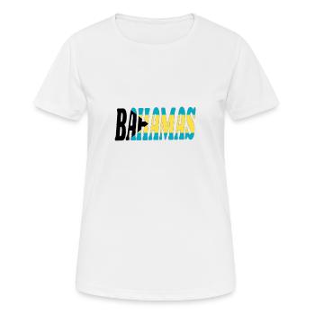 Bahamas - T-shirt respirant Femme - blanc - Devant - AI Model Female 172 dark (172cm)