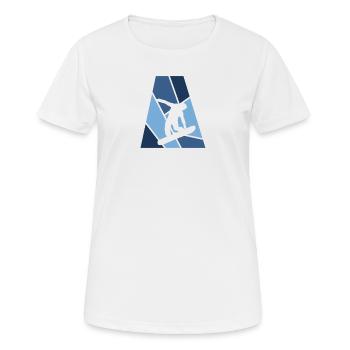 Snowboarders Snowboarders - Women's Breathable T-Shirt - white - Front - AI Model Female 172 dark (172cm)