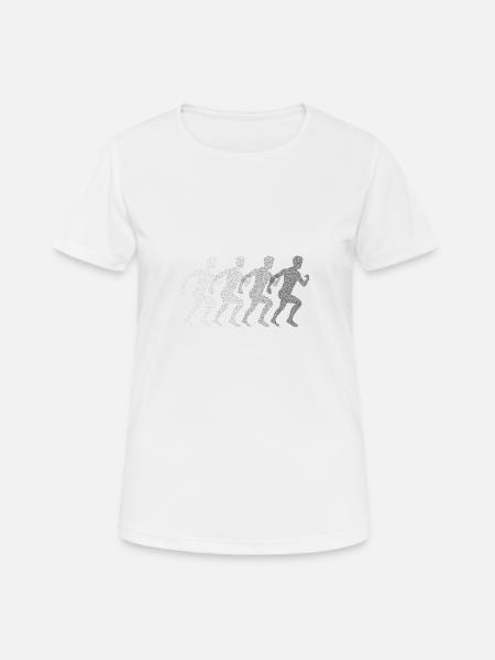 runner - Women's Breathable T-Shirt - white