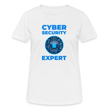 Cyber security - Women's Breathable T-Shirt - white - Front - AI Model Female 172 dark (172cm)