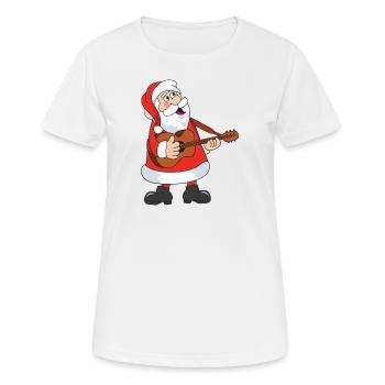 Santa Claus - Women's Breathable T-Shirt - white - Front - AI Model Female 172 dark (172cm)