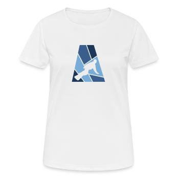 Snowboard Snowboard - T-shirt respirant Femme - blanc - Devant - AI Model Female 172 dark (172cm)