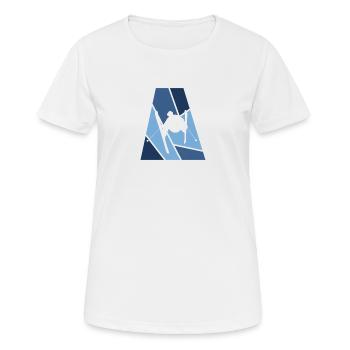 Freeski Ski - T-shirt respirant Femme - blanc - Devant - AI Model Female 172 dark (172cm)