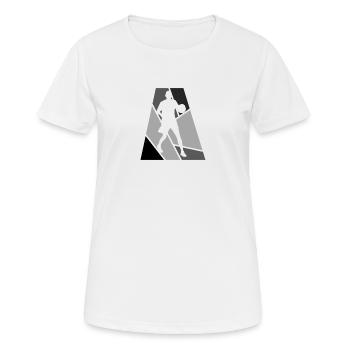 BBall Basketball Player Hoop - T-shirt respirant Femme - blanc - Devant - AI Model Female 172 dark (172cm)