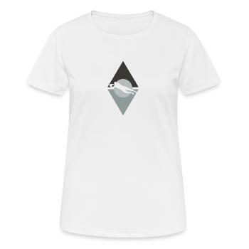 Verteidiger Elfmeter - Frauen T-Shirt atmungsaktiv - Weiß - Vorne - AI Model Female 172 dark (172cm)