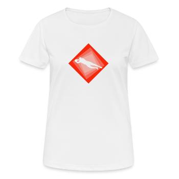 Défenseur Gardien de but Football - T-shirt respirant Femme - blanc - Devant - AI Model Female 172 dark (172cm)