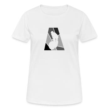 BMX VTT BMX - T-shirt respirant Femme - blanc - Devant - AI Model Female 172 dark (172cm)