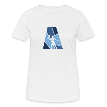 Tennis de plage Tennis de plage Tennis de plage - T-shirt respirant Femme - blanc - Devant - AI Model Female 172 dark (172cm)