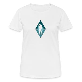 Beatboxing Beatbox DJ - T-shirt respirant Femme - blanc - Devant - AI Model Female 172 dark (172cm)