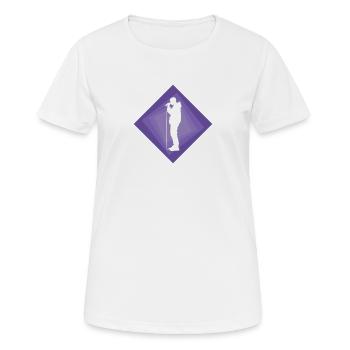 Beatbox Beatboxer DJ - Frauen T-Shirt atmungsaktiv - Weiß - Vorne - AI Model Female 172 dark (172cm)