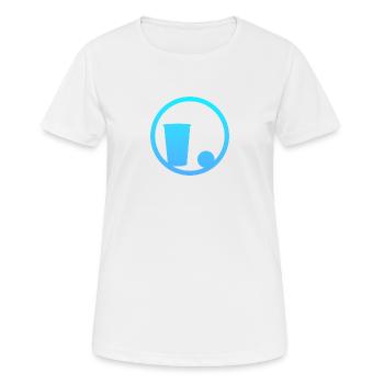 Party Bierpong Bierflasche - Frauen T-Shirt atmungsaktiv - Weiß - Vorne - AI Model Female 172 dark (172cm)