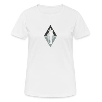 Beatbox DJ Beatboxer - Frauen T-Shirt atmungsaktiv - Weiß - Vorne - AI Model Female 172 dark (172cm)