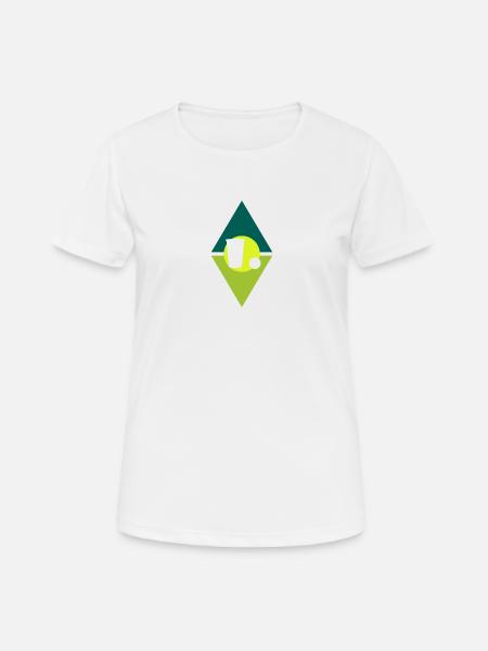 Beerpong Bierflasche Beerpong - Frauen T-Shirt atmungsaktiv - Weiß