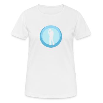 Beatboxing Streetmind Beatbox - Women's Breathable T-Shirt - white - Front - AI Model Female 172 dark (172cm)