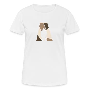 Bigfoot Yeti Bigfoot - Women's Breathable T-Shirt - white - Front - AI Model Female 172 dark (172cm)