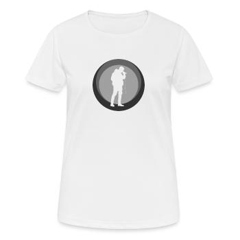 Beatboxing Beatboxer Streetmind - Women's Breathable T-Shirt - white - Front - AI Model Female 172 dark (172cm)