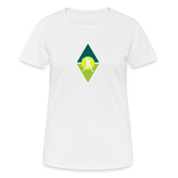 Softball Softball Raquette Softball Raquette - T-shirt respirant Femme - blanc - Devant - AI Model Female 172 dark (172cm)