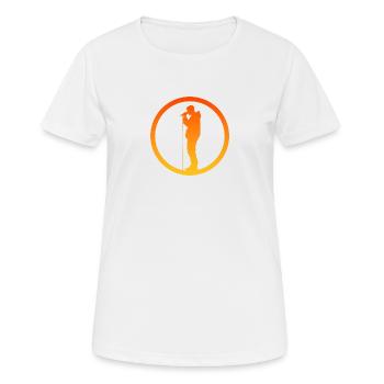 Beatboxer Beatboxing Beatbox - Frauen T-Shirt atmungsaktiv - Weiß - Vorne - AI Model Female 172 dark (172cm)