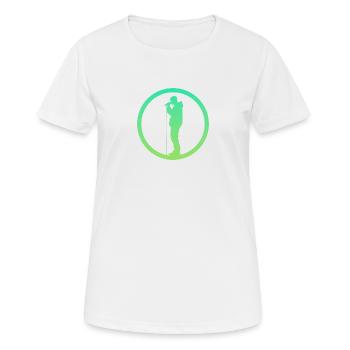 Beatboxer Beatboxing Beatboxer - Frauen T-Shirt atmungsaktiv - Weiß - Vorne - AI Model Female 172 dark (172cm)