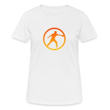 Table tennis bats Table tennis players Table tennis - Women's Breathable T-Shirt - white - Front - AI Model Female 172 dark (172cm)