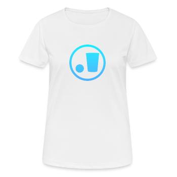 Party Bierpong Beerpong - Frauen T-Shirt atmungsaktiv - Weiß - Vorne - AI Model Female 172 dark (172cm)