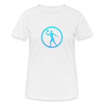 Strandtennis Strandtennis Tennis de plage - T-shirt respirant Femme - blanc - Devant - AI Model Female 172 dark (172cm)