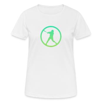 Pitcher Baseball Softball - Women's Breathable T-Shirt - white - Front - AI Model Female 172 dark (172cm)