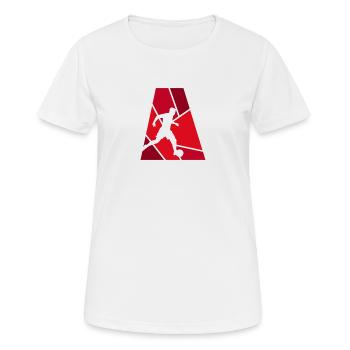 Beach Soccer Beach Soccer Strand - T-shirt respirant Femme - blanc - Devant - AI Model Female 172 dark (172cm)