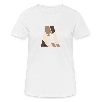 Balle molle Balle molle Baseball - T-shirt respirant Femme - blanc - Devant - AI Model Female 172 dark (172cm)