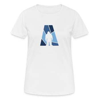 Bigfoot Big foot Yeti - Frauen T-Shirt atmungsaktiv - Weiß - Vorne - AI Model Female 172 dark (172cm)
