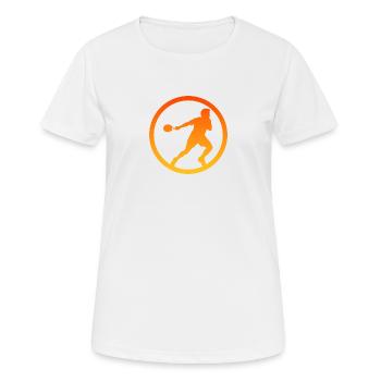 Squash players Squash squash players - Women's Breathable T-Shirt - white - Front - AI Model Female 172 dark (172cm)