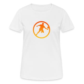 Raquettes de pickleball Raquettes de pickleball Ball Sports - T-shirt respirant Femme - blanc - Devant - AI Model Female 172 dark (172cm)
