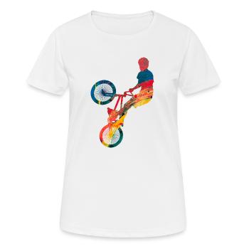 Bmx - T-shirt respirant Femme - blanc - Devant - AI Model Female 172 dark (172cm)