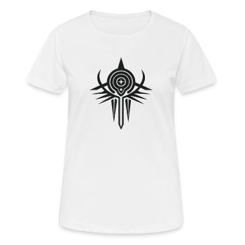 Discover exclusive Anunnaki illustrations - Women's Breathable T-Shirt - white - Front - AI Model Female 172 dark (172cm)