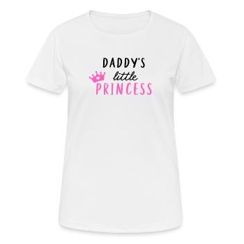 daddy's little princess - Women's Breathable T-Shirt - white - Front - AI Model Female 172 dark (172cm)