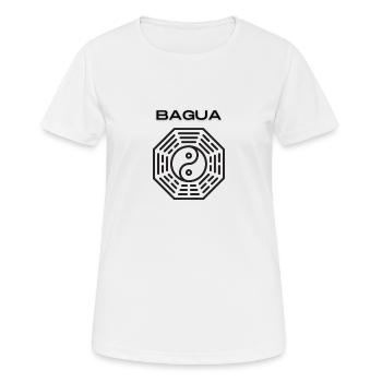 BAGUA PAKUA ART MARTIAL YIN YANG 8 kua Chinese - Frauen T-Shirt atmungsaktiv - Weiß - Vorne - AI Model Female 172 dark (172cm)