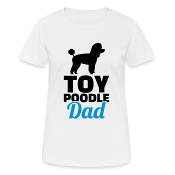 Toy Poodle - Women's Breathable T-Shirt - white - Front - AI Model Female 172 dark (172cm)