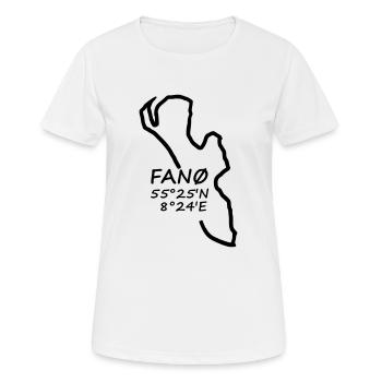 fanoe gps - Women's Breathable T-Shirt - white - Front - AI Model Female 172 dark (172cm)
