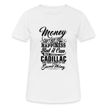 ARGENT ET CADILLAC B - T-shirt respirant Femme - blanc - Devant - AI Model Female 172 dark (172cm)