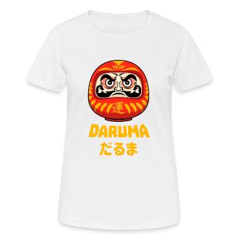 daruma - Women's Breathable T-Shirt - white - Front - AI Model Female 172 dark (172cm)