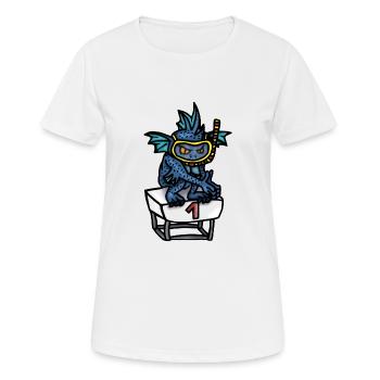 Dorsal Fins Bob - Women's Breathable T-Shirt - white - Front - AI Model Female 172 dark (172cm)
