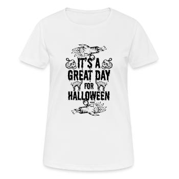 Halloween creepy - Women's Breathable T-Shirt - white - Front - AI Model Female 172 dark (172cm)
