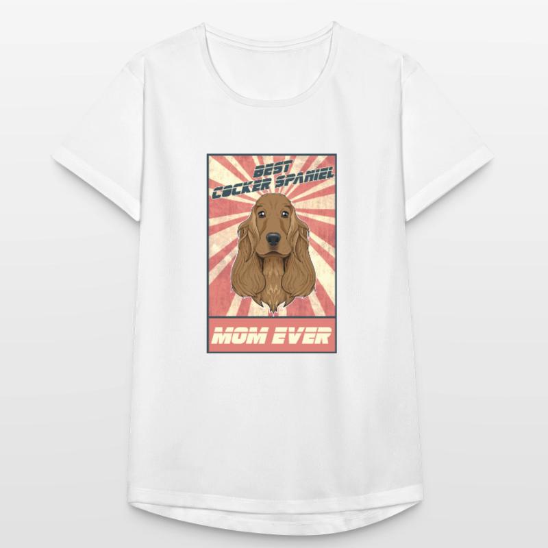 Best Cocker Spaniel Mom Ever I Cocker Spaniel Women's Breathable T-Shirt