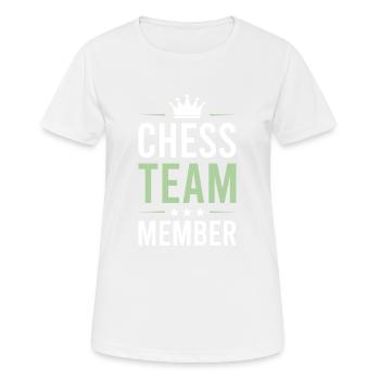 Chess Team - Women's Breathable T-Shirt - white - Front - AI Model Female 172 dark (172cm)